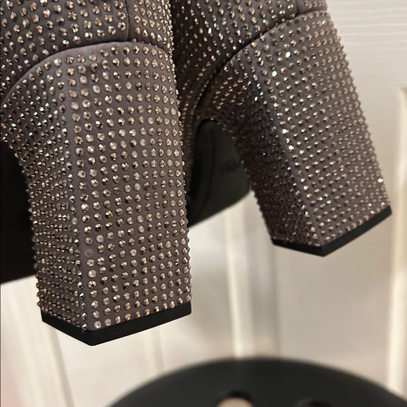 Rhinestone Ankle Boots Size 12 - Picture 7 of 9